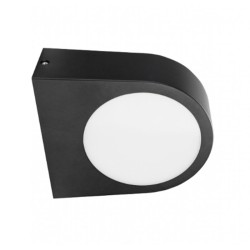 Wall Light 15W LED CCT Black IP65  