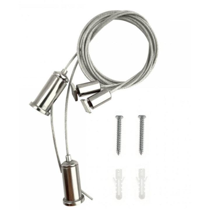 Kit de suspension pour luminaire LIMEA PRISMATICA  Longueur 1 mètre Sp