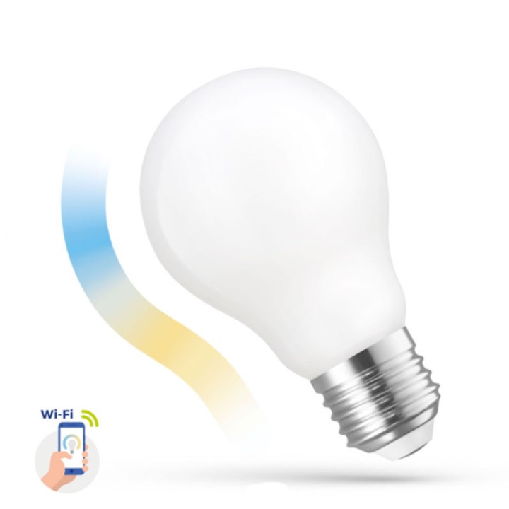 E27 GLS A60  led 5w CCT 2700 à  6500K Spectrum