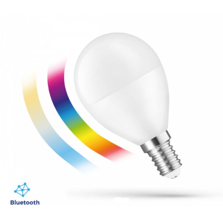 E14 LED Ball Opal LED 4,9w =40w CCT 2700 à 6600K Dimmable 220-240v Spe