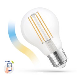 E27 Ampoule led standard Claire A60 5w CCT 2700 à 6500K Spectrum
