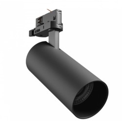 Spot Noir LED 24w CCT 2700-4000-6000K 25° Rail 3 all Spectrum