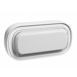 Oval LED CCT porthole 15w 2700-4000-6000K IP54 IK10 266x137x47mm Spect