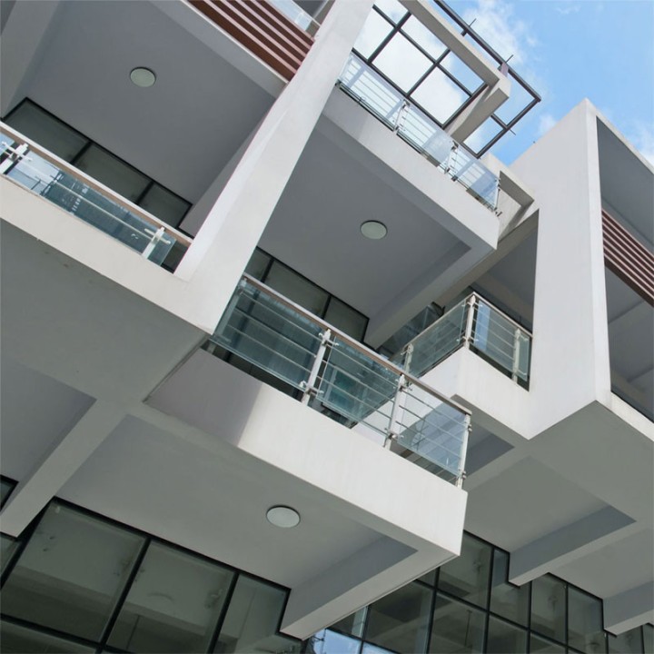 Black LED Ceiling Light 24W 3000/4000/6000K CCT IP54 D320mm Spectrum