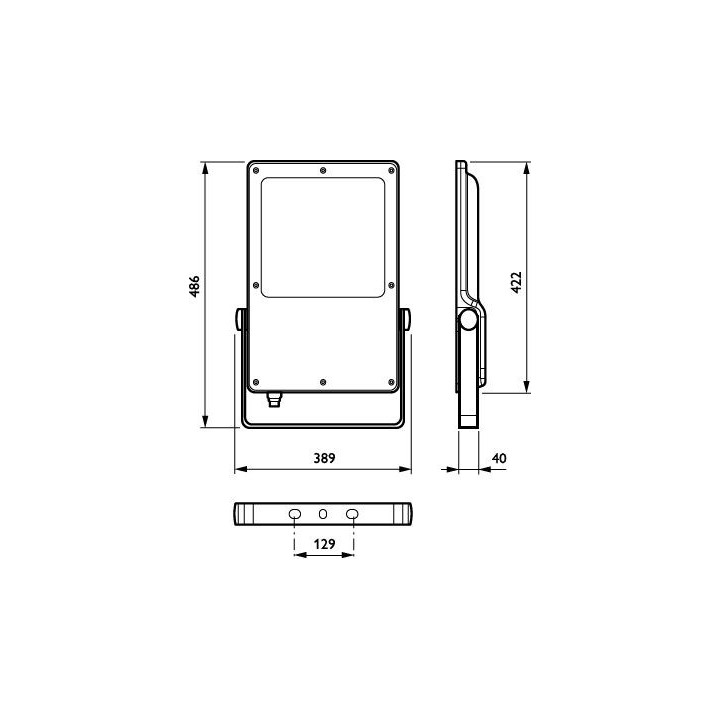 Projector Coreline Tempo BVP130 LED300-4S/740 OFA52 PHILIPS
