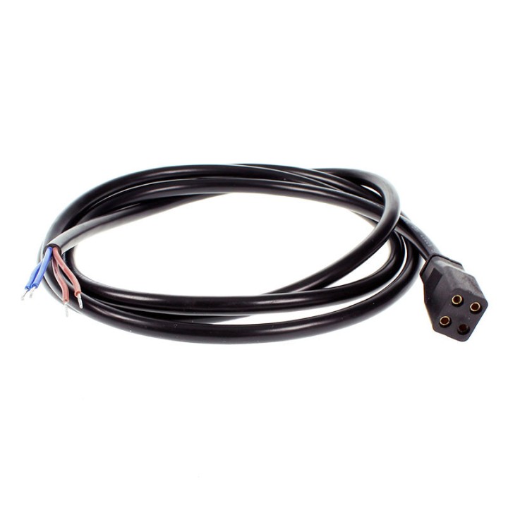 Cordon alimentation 4x0.5mm² Noir 145cm pour culot G10Qb G10.2q
