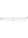 G13 LED TUBE T8 EM36 CONNECT 16w = 36w 865 220-240v Verre + Gaine anti