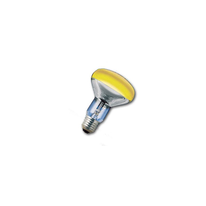 E27 Reflector  R80  230V Yellow  60w