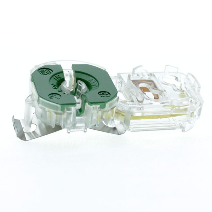 End fixing lampholder 250v 2A + support starter (With spring)