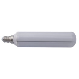 6049300D14O83 E14 Tube led 8w 800lm 3000K Opal Dimmable 230v