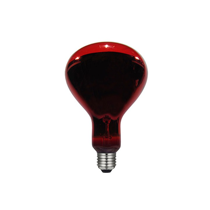 1262400653472 E27 Réflecteur R125 230V 240V 150w IR Rubifiée LAES