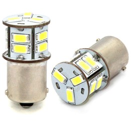 6048000517234 LED L100 BA15s 13xSMD5630 12V Blanc
