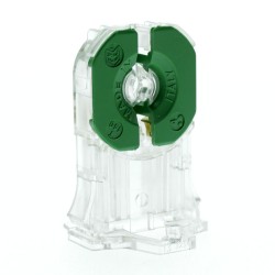 Traversante lampholder with locating pin G13 T8 T12 254/S Stucchi