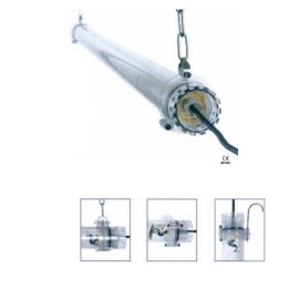 Polycarbonate aqua tube T8 18W / 865 IP68 Waterproof 230v