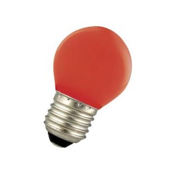 6022400986051 E27 Sphérique led 0.9w Rouge 220-240v LAES