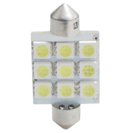 LED L059 C5W 41mm 9xSMD5050 12V White