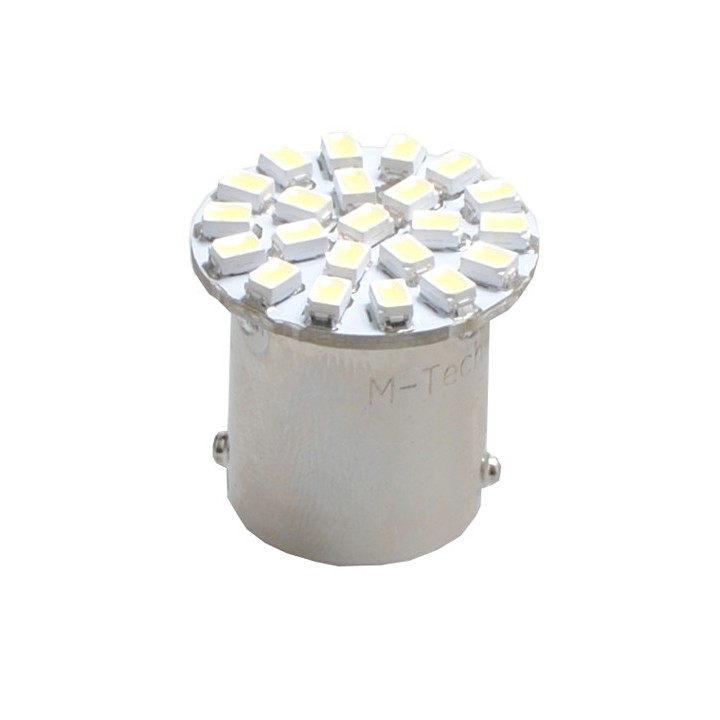 LED L051 BA15s  6xSMD3020 12V White