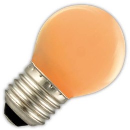 6022400986082 E27 Sphérique led 0.9w Orange 220-240v LAES