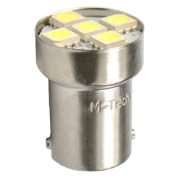 LED L075 BA15s G18 5xSMD5050 12V White