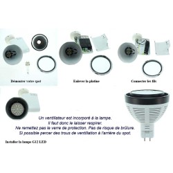 6309901204025 G12 LED PAR30 20w 4000K 25° 240v