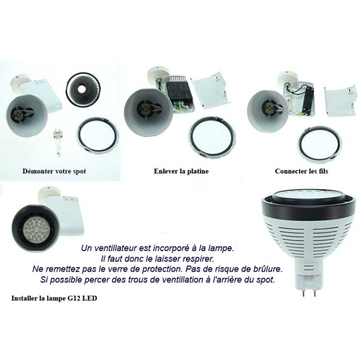 6309901204025 G12 LED PAR30 20w 4000K 25° 240v