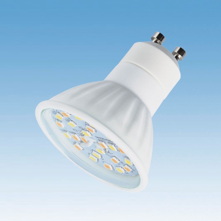 GU10 LED spotlight 5W = 50W 3000K 36D 230V LAES