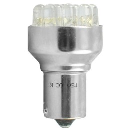 6048000501219 LED L034 BA15s 12xFlux 5mm 12V Blanc (Polarisée)