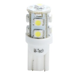 6618000501714 LED L054 W5W 5xSMD5050 12V Blanc (Polarisée)