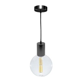 E27 aluminum suspension lamp Graphite gray 150cm LAES (without bulb)