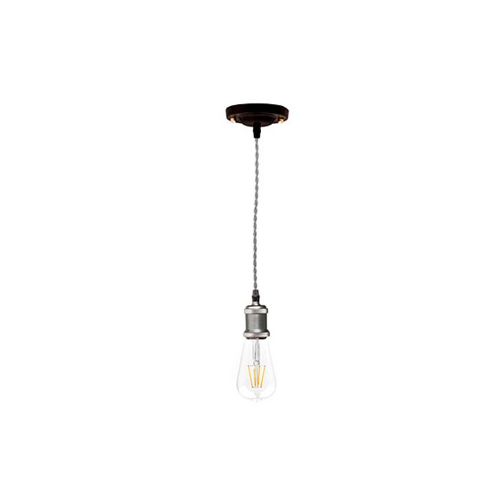 Vintage E27 Pendant Lamp Gray Gray 120cm LAES (without bulb)