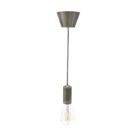 Suspension E27 Aluminium Frosted LAES (without bulb)