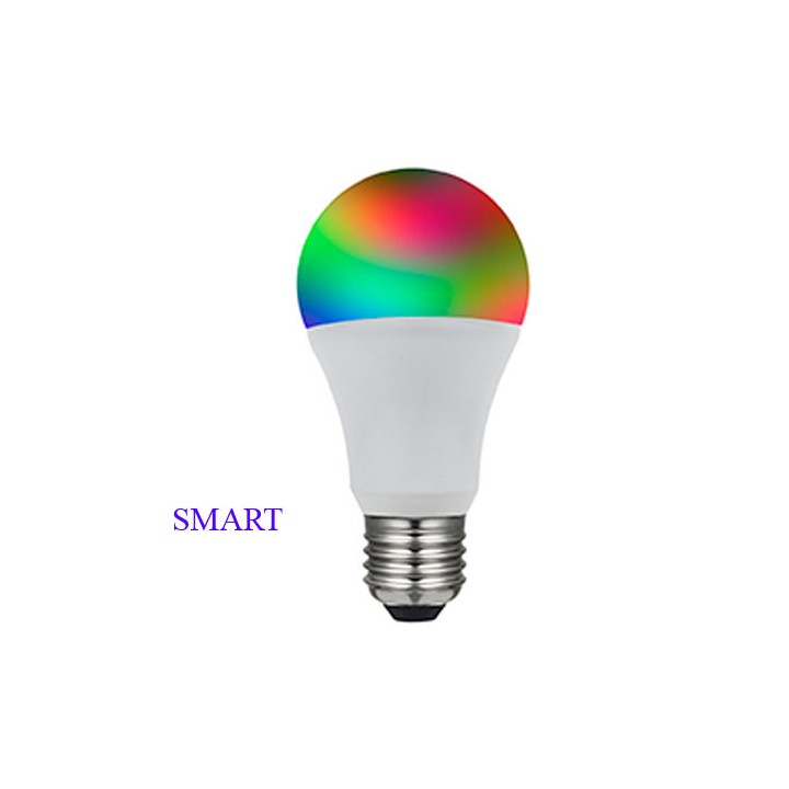 6012400988581 E27 Ampoule led standard A60 LED 9w 2700 Ã  6500K + RGB 230v SMART LAES