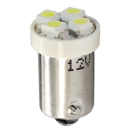 LED L009 BA9s 4xSMD3528 12V White