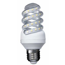 E27 Spirale LED 12w=66w 3000K 230v 910lm LAES