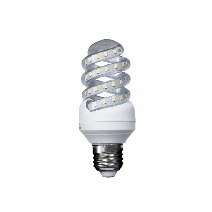 E27 Spirale LED 12w=66w 3000K 230v 910lm LAES