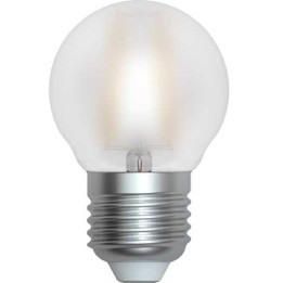 E27 Ball led Indeed filament 4w Frosted 230v LAES