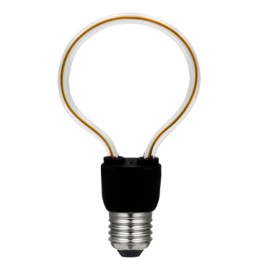 E27 Siluet Globe 8w 2200K Clear 240V Dimmable LAES