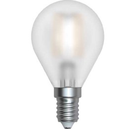 E14 Ball led Indeed filament 4w Frosted 230v LAES