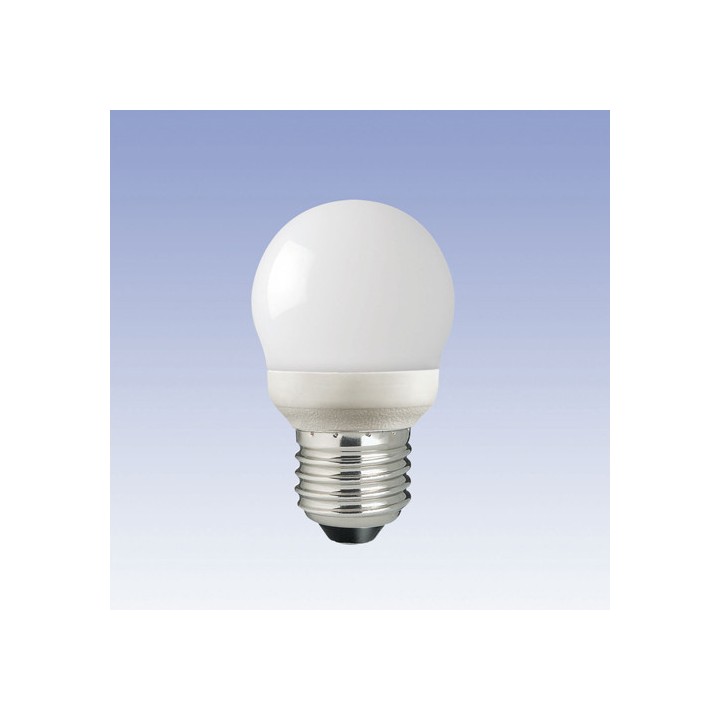 E27 LED Sphérique 5w = 35w /830 3000K Opal 12v AC/DC LAES