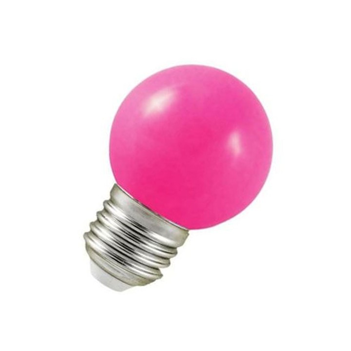 E27 Ball led 0.9w Pink 220-240v LAES