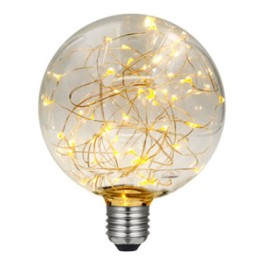 E27 globe Cosmos 125 LED effect filament 1.4w 2700K 230v LAES
