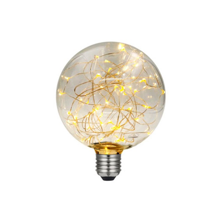 E27 globe Cosmos 125 LED effect filament 1.4w 2700K 230v LAES