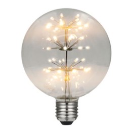 E27 globe Star Tree 125 LED effect filament 1.8w 2700K 230v LAES