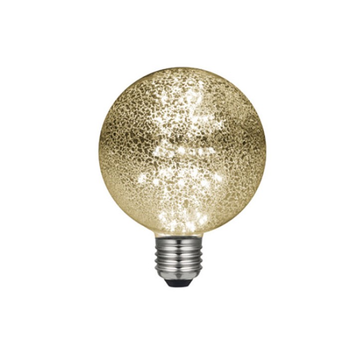 6122400988109 E27 globe Star Tree Craquelé 125 LED effet filament 1.8w 2700K 230v LAES