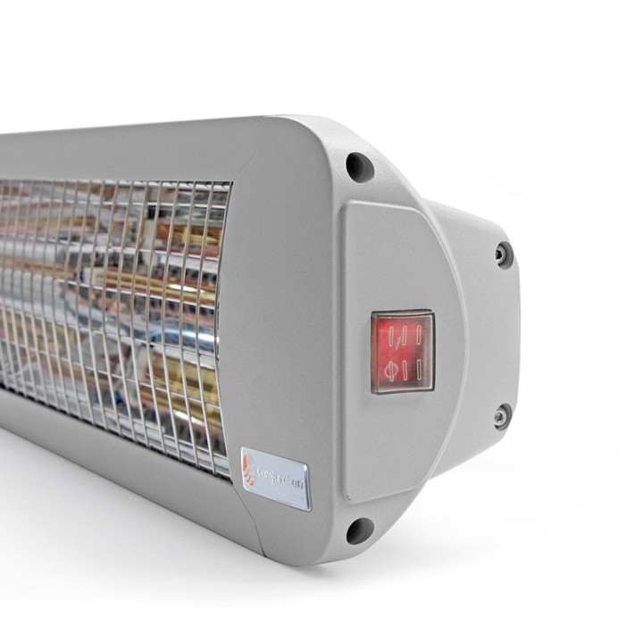 ComfortSun24 1400W Titane Low Glare With light switch Doheat