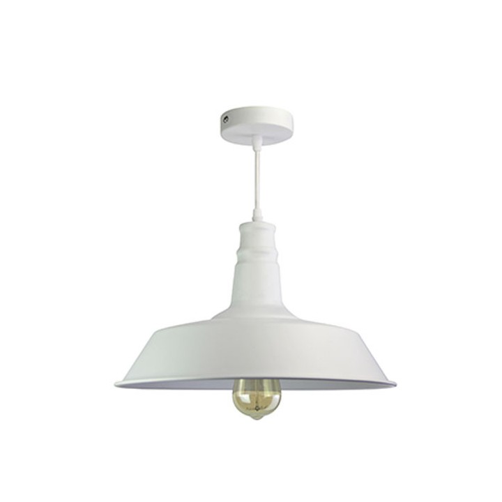 Suspension E27 White Metal LAES (without bulb)