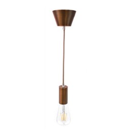 Suspension E27 Aluminum Copper LAES (without bulb)