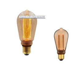 E27 Poirette led effect Filament 3.5w ST64 Vintage 1800K 240V LAES