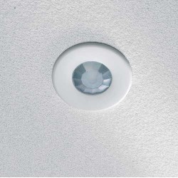 Compact PIR presence/absence detector with lux level sensing. time delay functio