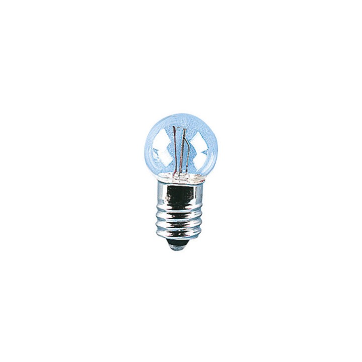 E10 Lamp Round Krypton 17x30 3,95v 3,16w Clear AC